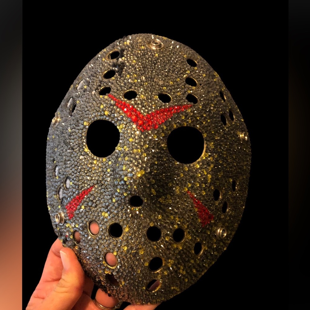 Jason Halloween Blinged Medieval Horror Mask